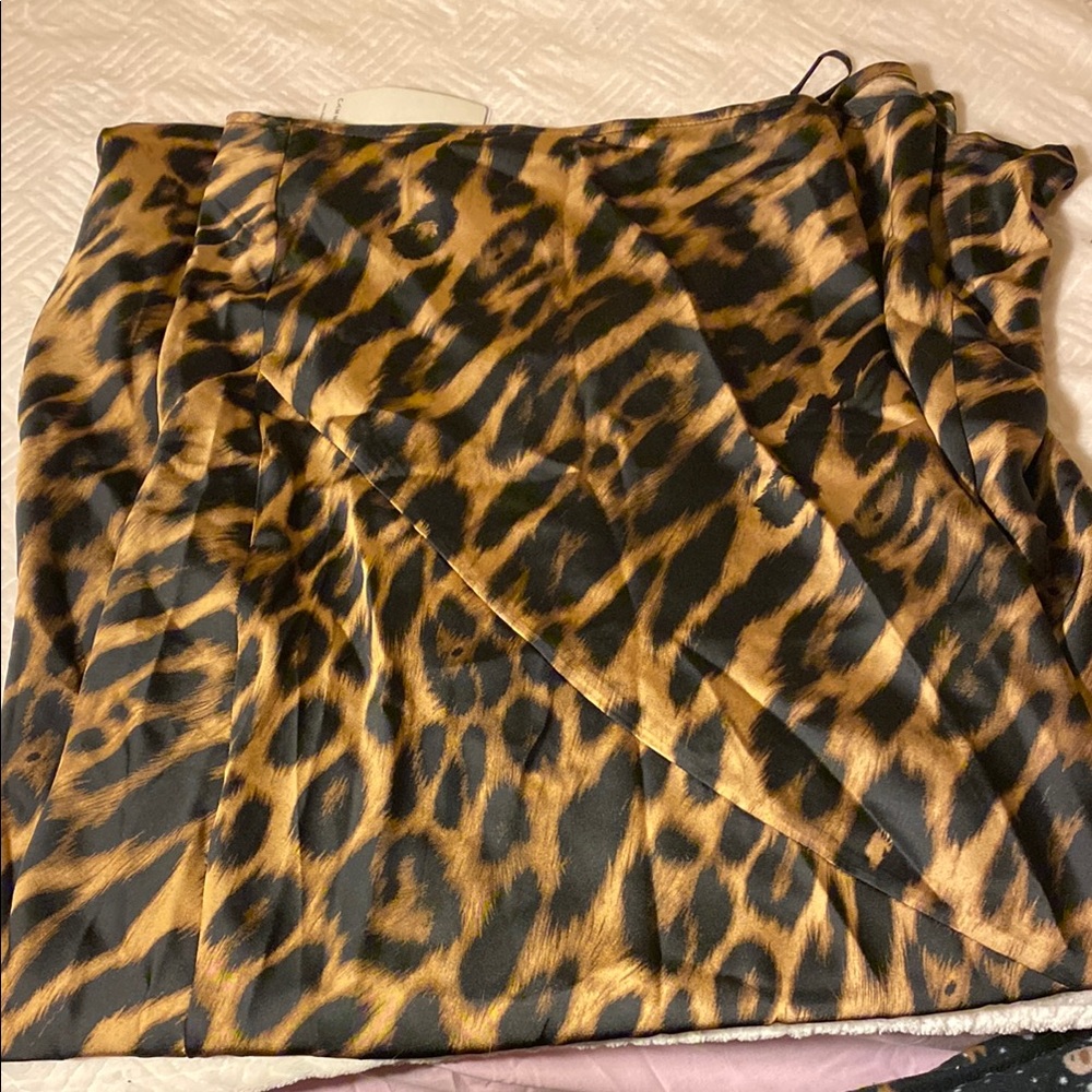 Leopard Print Wrap Dress